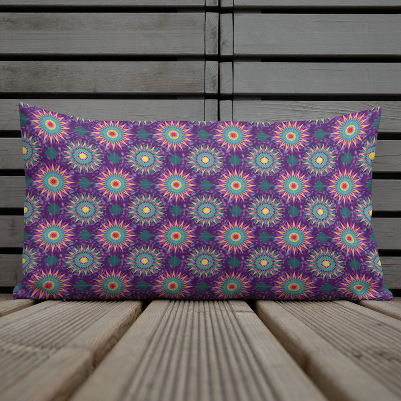 Bonfire Night Throw Pillow | Black Queer Art