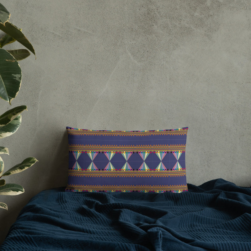Vibing On The Wavelength Throw Pillow | Queer Art
