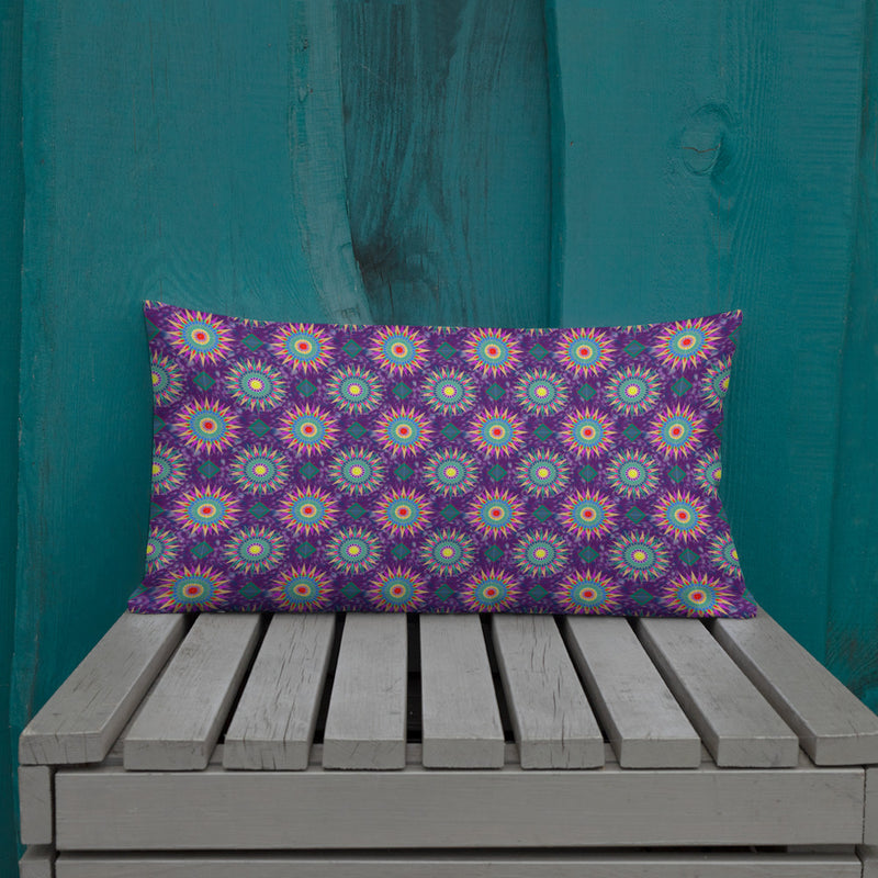 Bonfire Night Throw Pillow | Black Queer Art