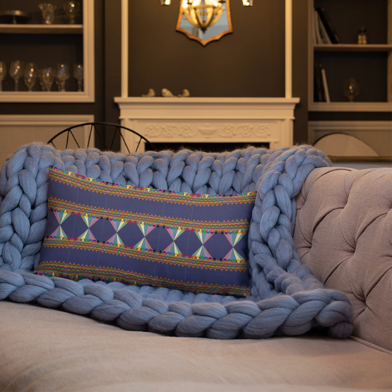 Vibing On The Wavelength Throw Pillow | Queer Art