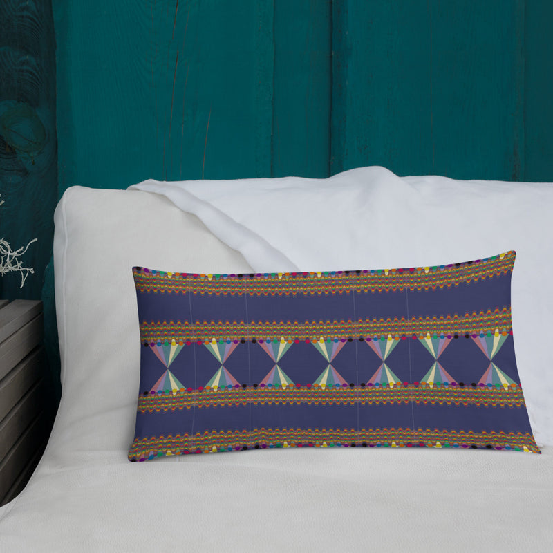 Vibing On The Wavelength Throw Pillow | Queer Art