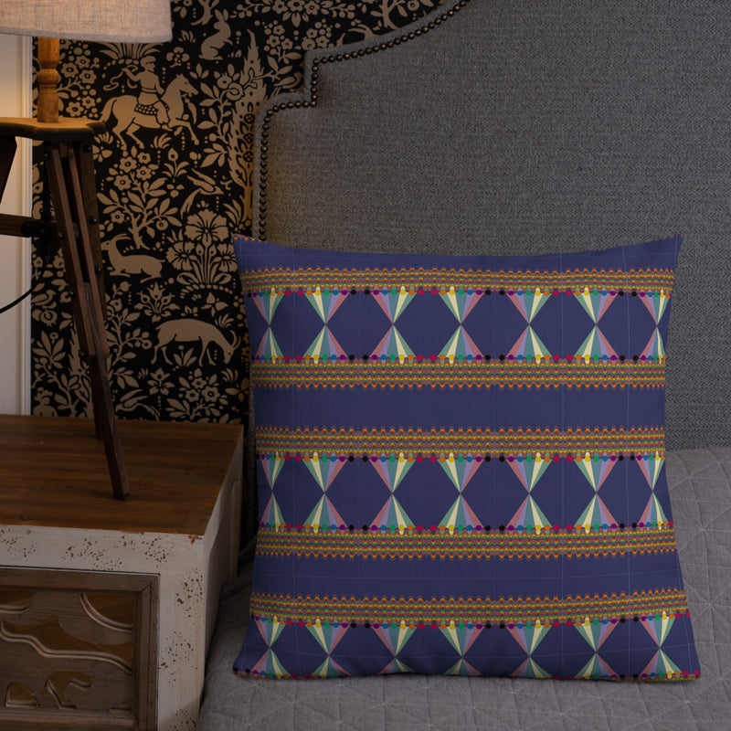 Vibing On The Wavelength Throw Pillow | Queer Art
