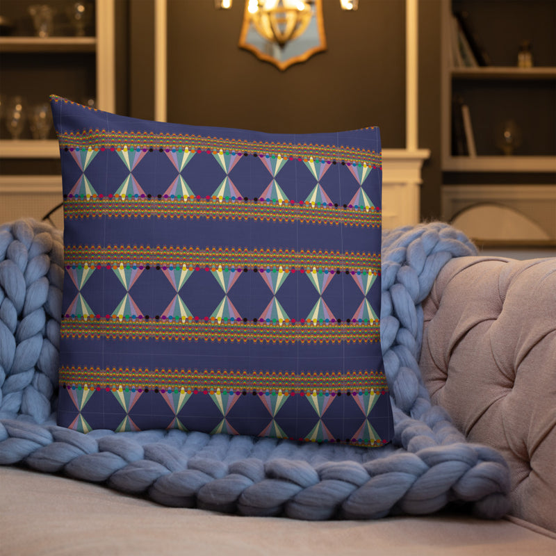 Vibing On The Wavelength Throw Pillow | Queer Art