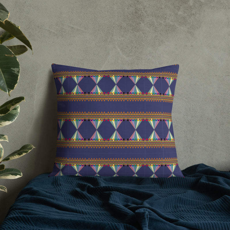 Vibing On The Wavelength Throw Pillow | Queer Art