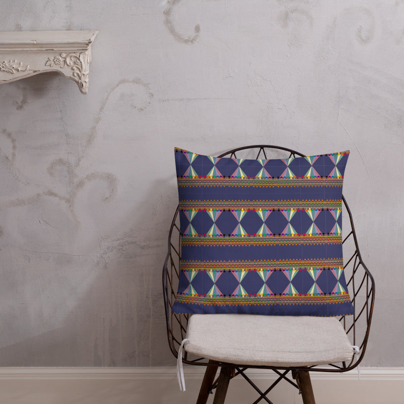 Vibing On The Wavelength Throw Pillow | Queer Art