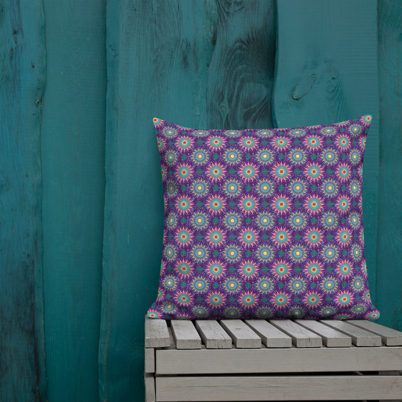 Bonfire Night Throw Pillow | Black Queer Art