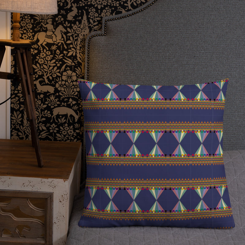 Vibing On The Wavelength Throw Pillow | Queer Art