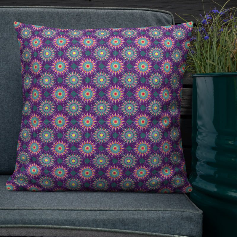 Bonfire Night Throw Pillow | Black Queer Art
