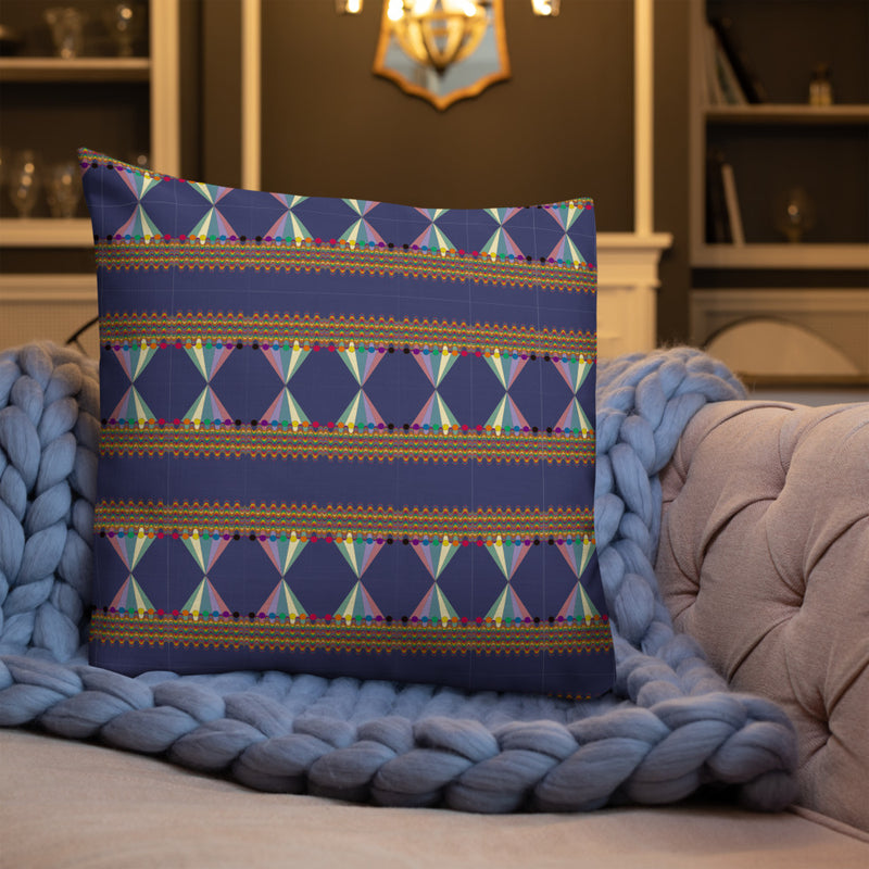 Vibing On The Wavelength Throw Pillow | Queer Art