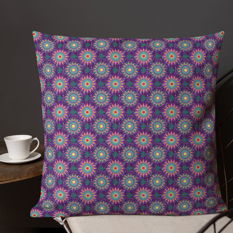 Bonfire Night Throw Pillow | Black Queer Art