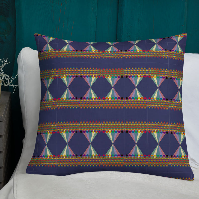 Vibing On The Wavelength Throw Pillow | Queer Art