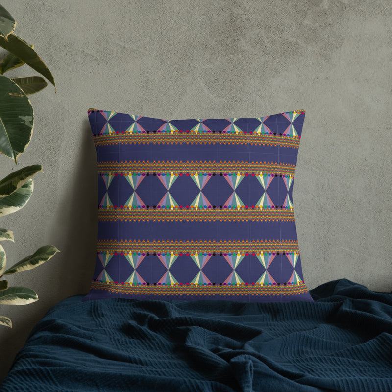 Vibing On The Wavelength Throw Pillow | Queer Art