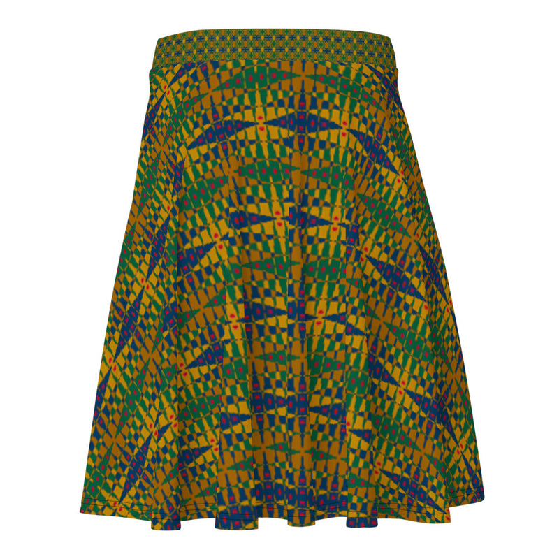 Pitti Pat To Market Skater Skirt | Afrocentric Fashion