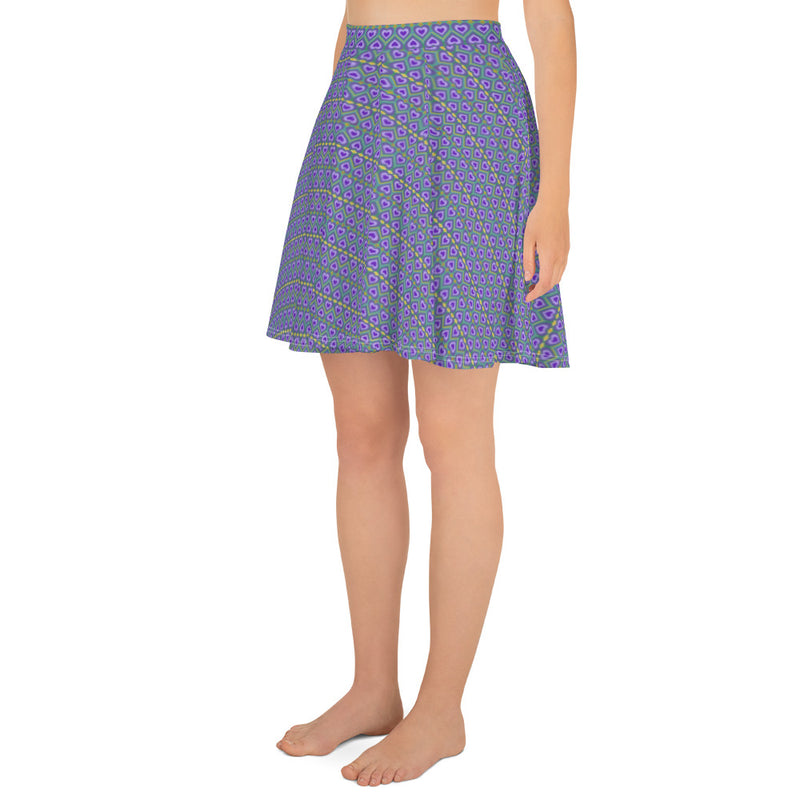Lavender Love Skater Skirt | Queer Art Apparel