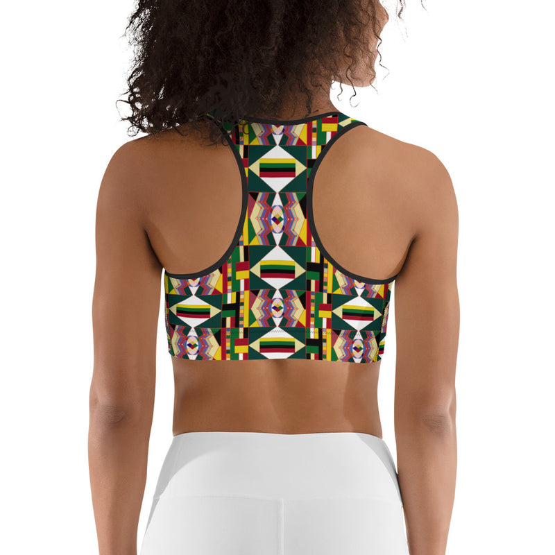 UNTI Padded Sports Bra | Black Heritage Apparel