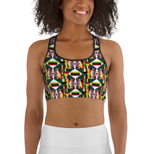 UNTI Padded Sports Bra | Black Heritage Apparel