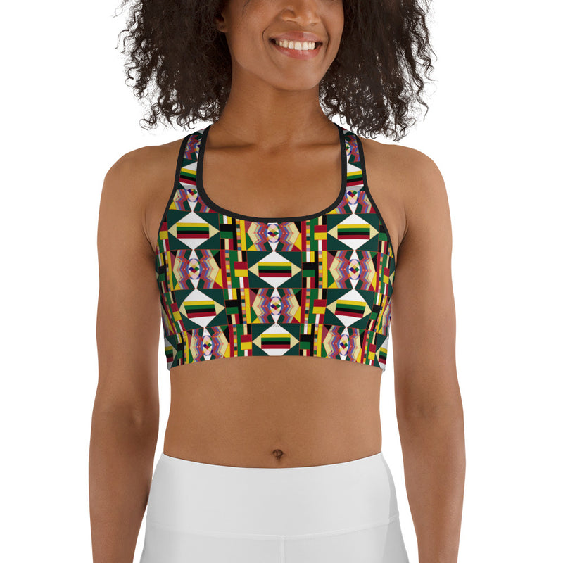 UNTI Padded Sports Bra | Black Heritage Apparel
