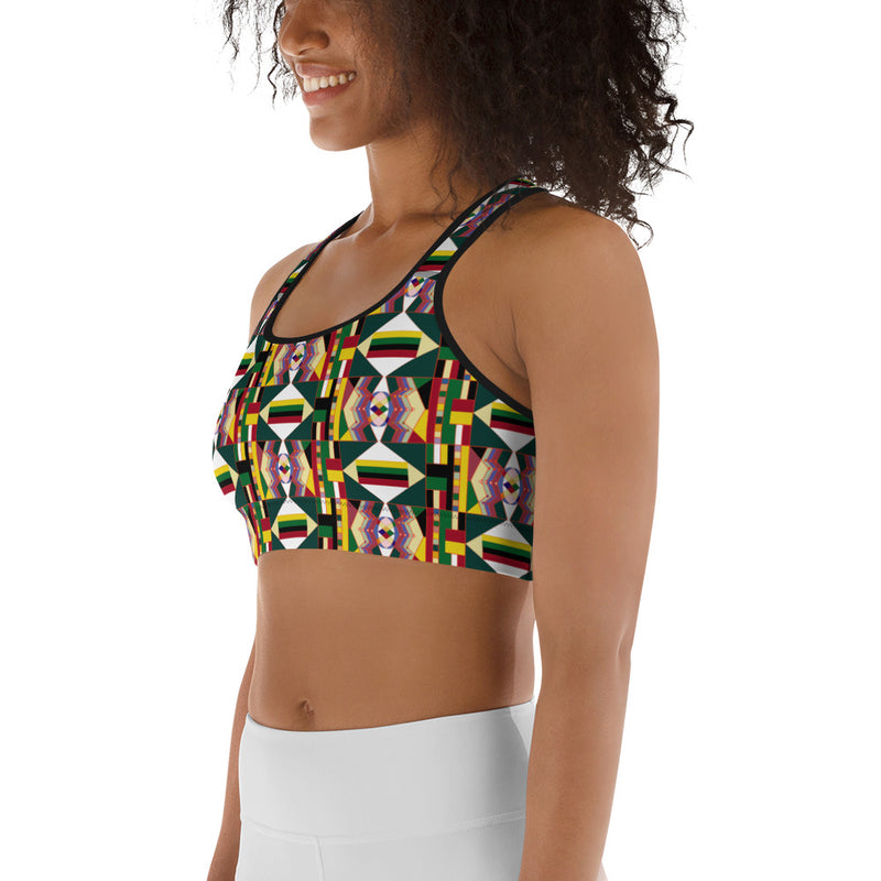 UNTI Padded Sports Bra | Black Heritage Apparel