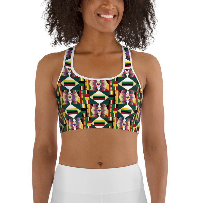 UNTI Padded Sports Bra | Black Heritage Apparel