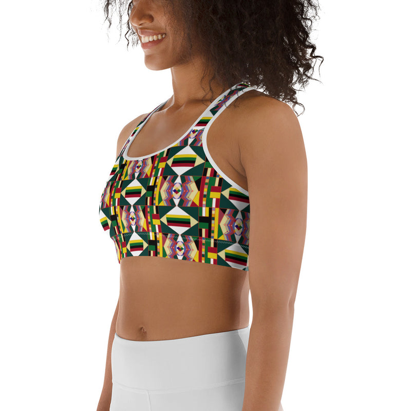 UNTI Padded Sports Bra | Black Heritage Apparel
