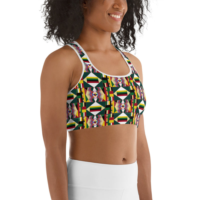 UNTI Padded Sports Bra | Black Heritage Apparel