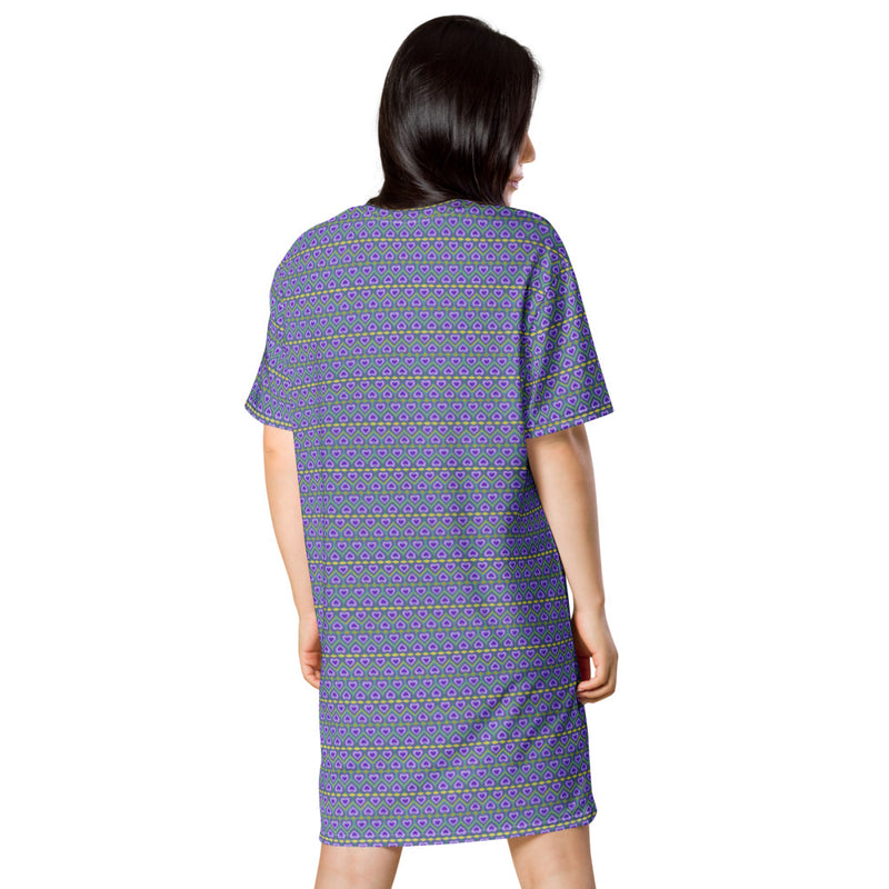 Lavender Love T-Shirt Dress | Queer Pride Fashion