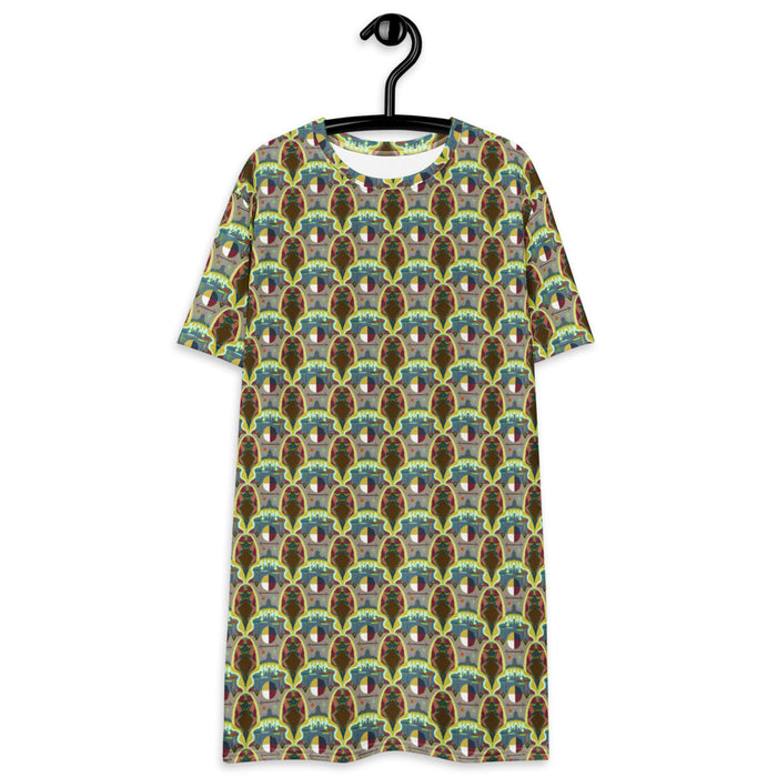 A Cellular Womb-In T-shirt Dress