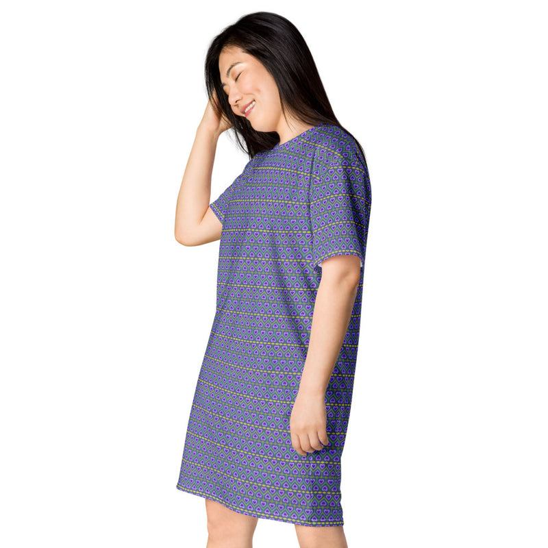 Lavender Love T-Shirt Dress | Queer Pride Fashion