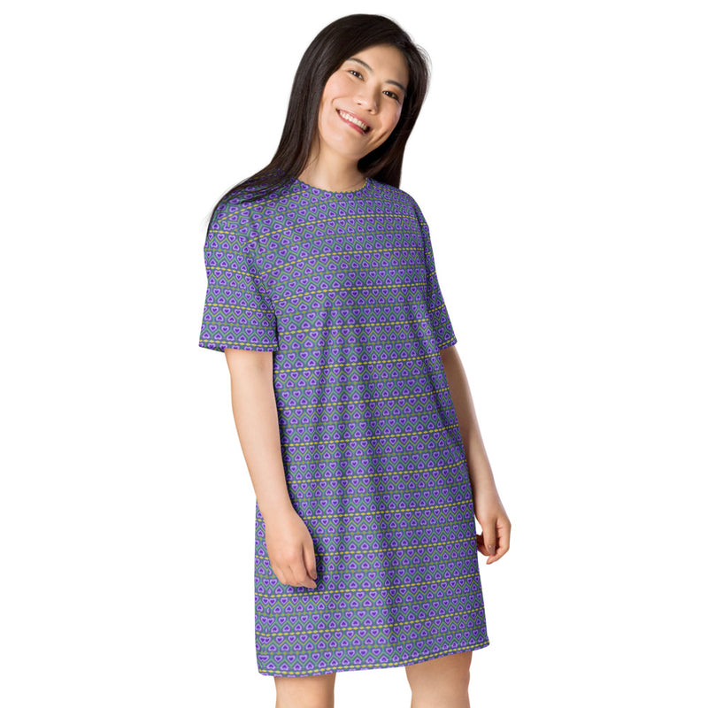 Lavender Love T-Shirt Dress | Queer Pride Fashion