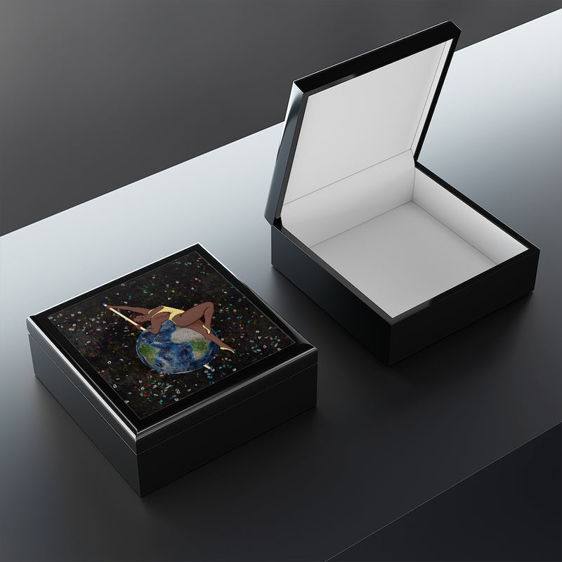 Another Day On the Poles Jewelry Box | Queer Art Home Decor