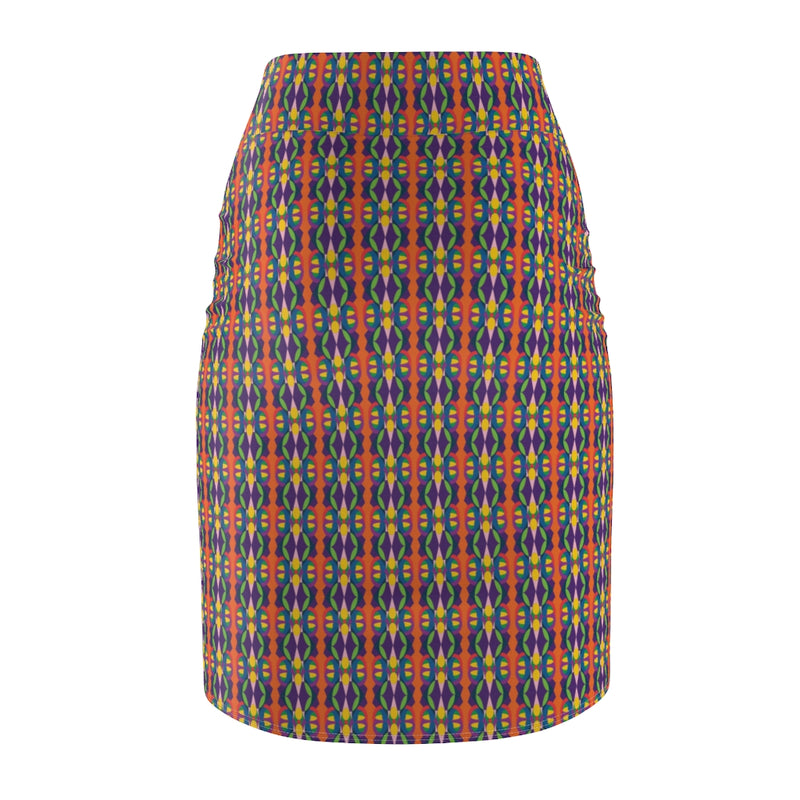 Carnival Butterfly Baby All Over Prints Pencil Skirt | Black Queer Art