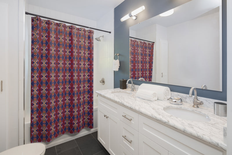 Ujamaa Shower Curtain | Kwanzaa & Afrocentric Decor