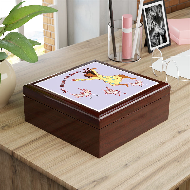 Set Em All Free Jewelry Box | Black Liberation Art