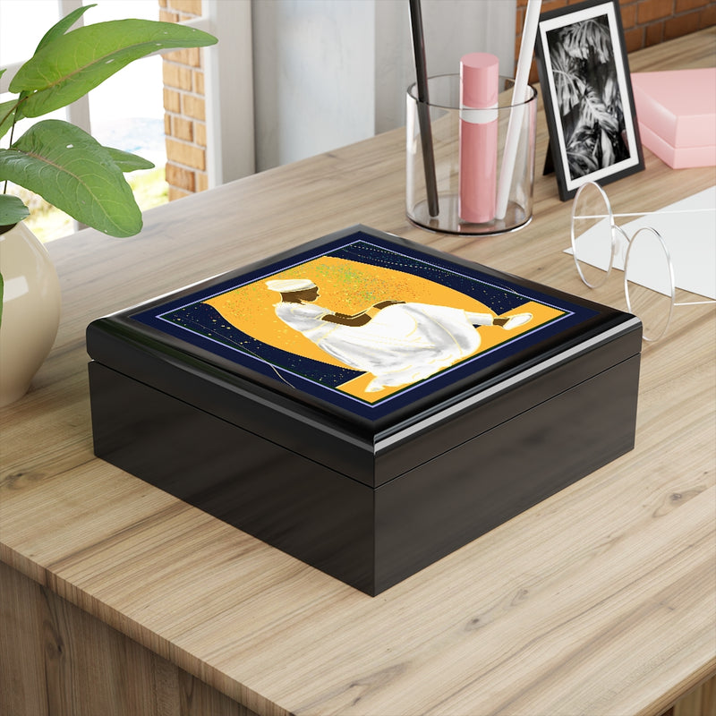 Enthroned Jewelry Box | Black Royalty Decor