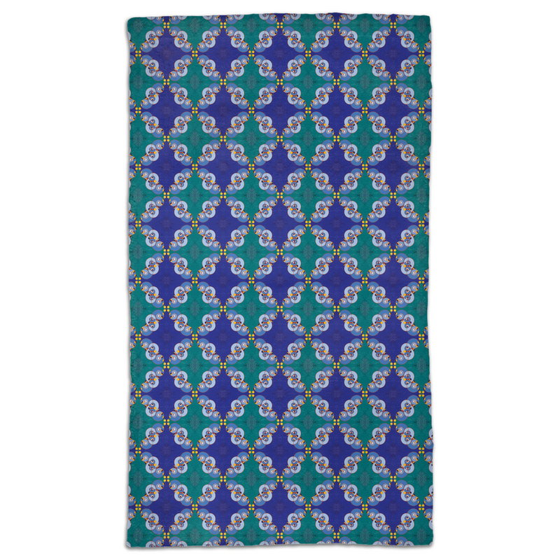 Ibu Agana Pathways Hand Towel | Afrocentric Decor