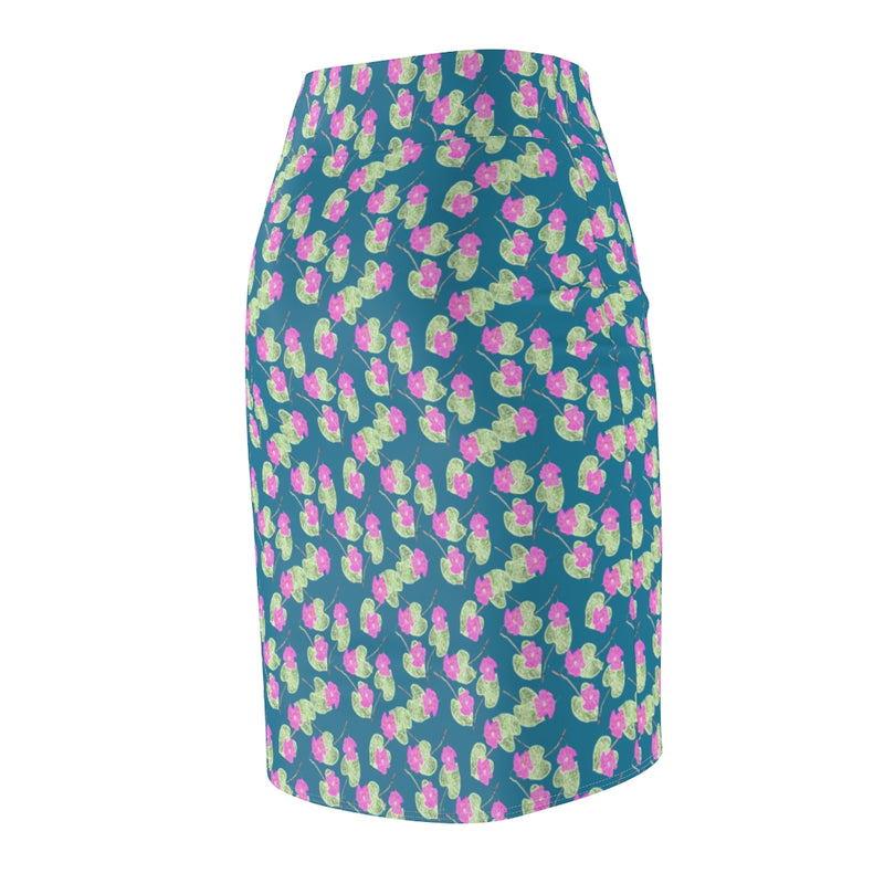 High John, Hey! All Over Print Pencil Skirt | Black Folklore Art