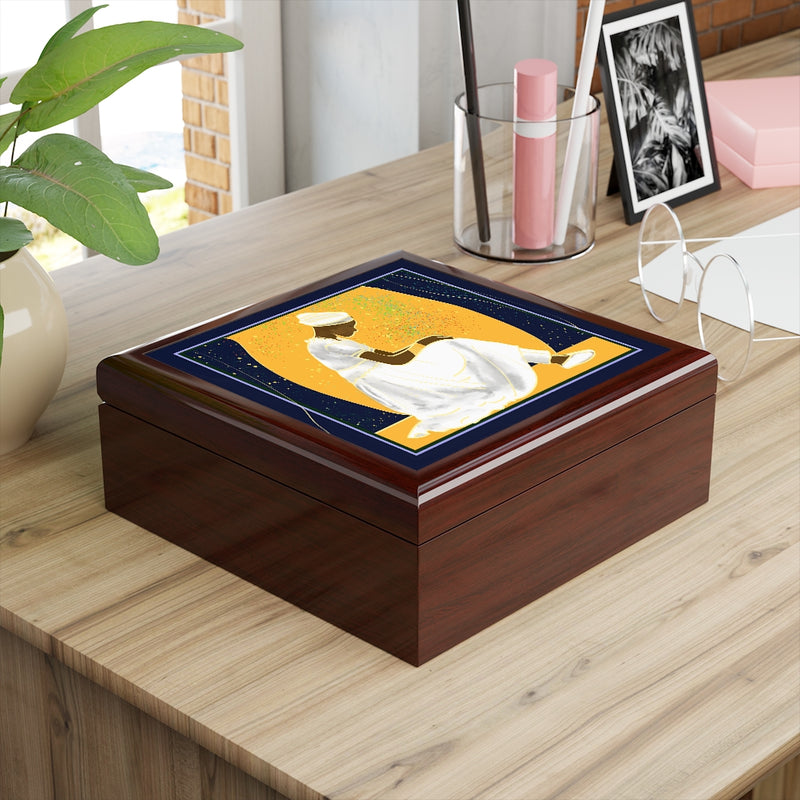 Enthroned Jewelry Box | Black Royalty Decor
