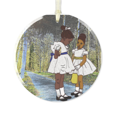 Pitti Patent Leather Glass Ornament | Queer Home Decor