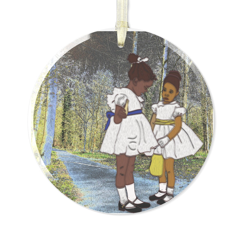 Pitti Patent Leather Glass Ornament | Queer Home Decor