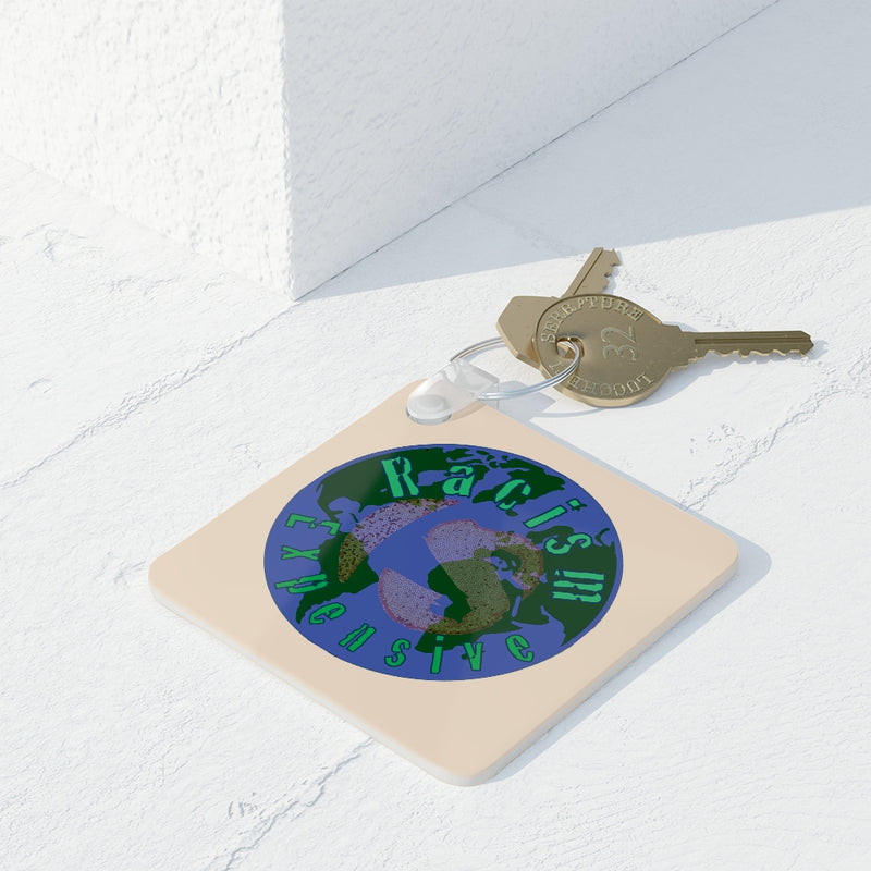 Racism Is Expensive Key Ring | Black Activist Gifts