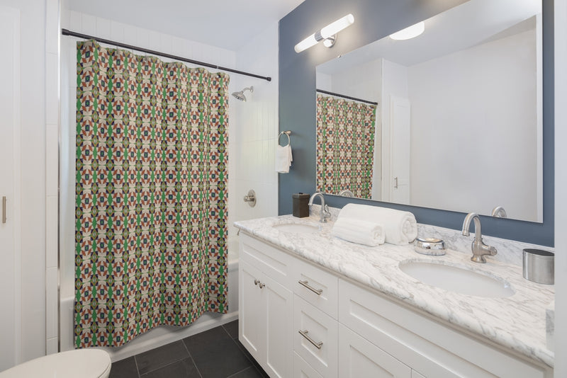 Umoja Shower Curtain | Afrocentric Bathroom Decor