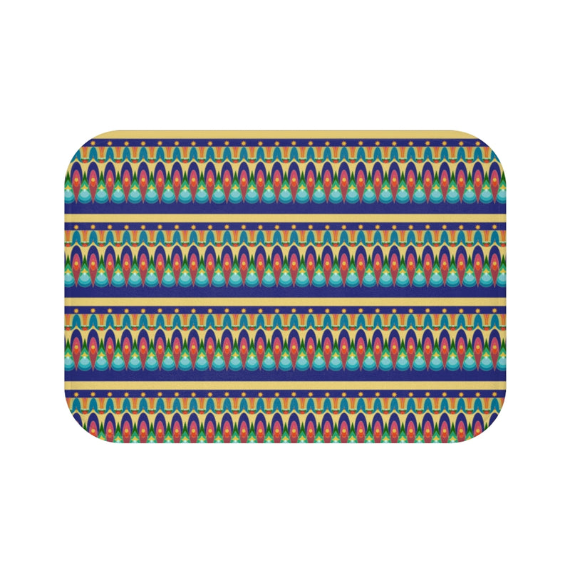 Our Sacred Temples Bath Mat | Black Spiritual Decor