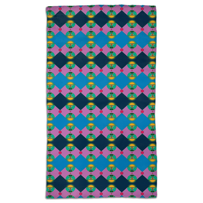 Rainbow Star Shield Hand Towel | Queer Pride Decor