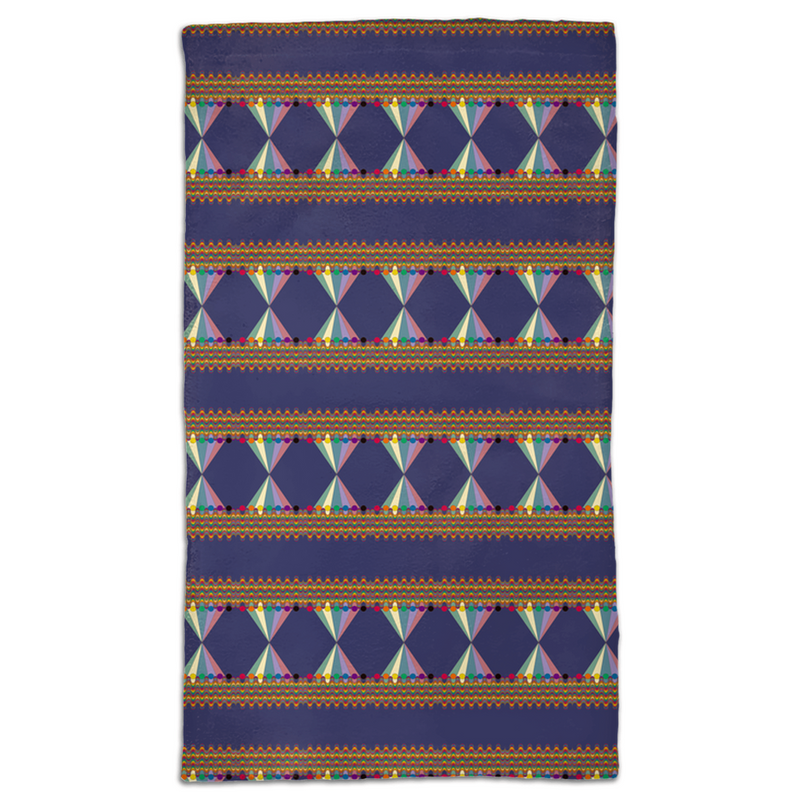Vibing On The Wavelength Hand Towel | Queer Art