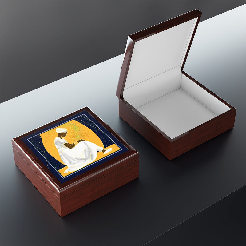 Enthroned Jewelry Box | Black Royalty Decor