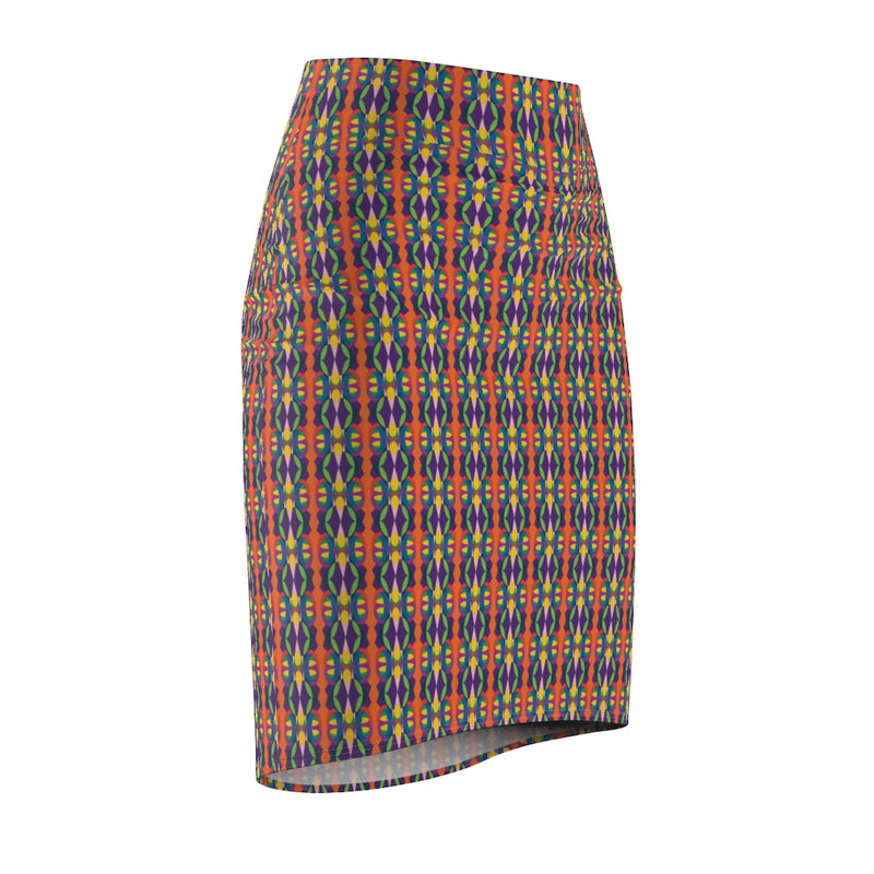 Carnival Butterfly Baby All Over Prints Pencil Skirt | Black Queer Art