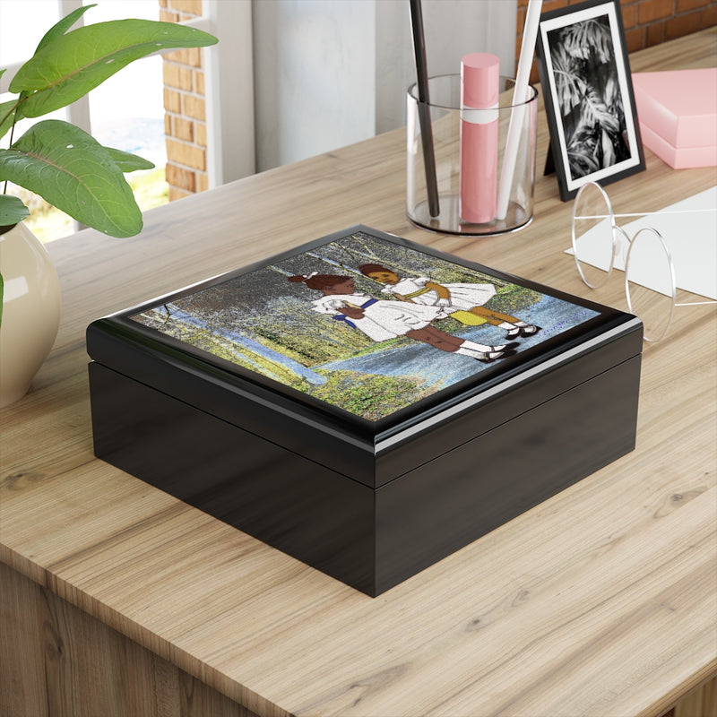 Pitti Patent Leather Jewelry Box | Black Queer Home Decor