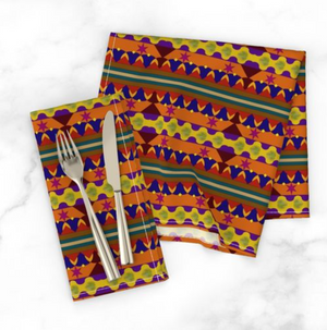 Kujichagulia Napkins | Kwanzaa & Black Pride Decor