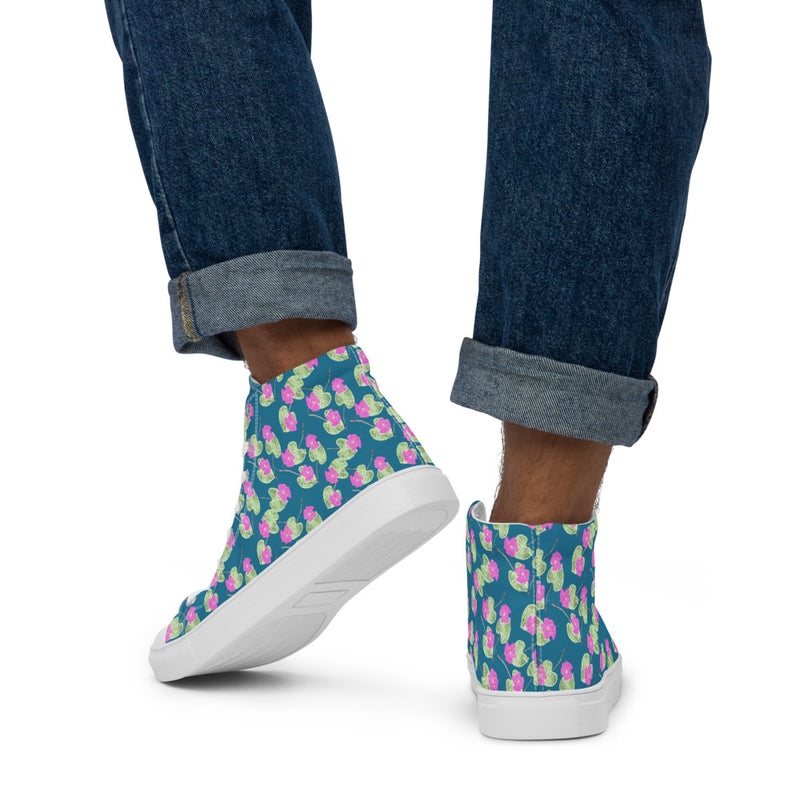 High John, Hey! High Top Canvas Shoes | Black Folklore Art