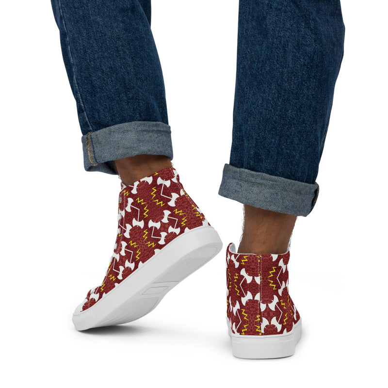 Kabiosiele High Top Canvas Shoes | Afrocentric Fashion